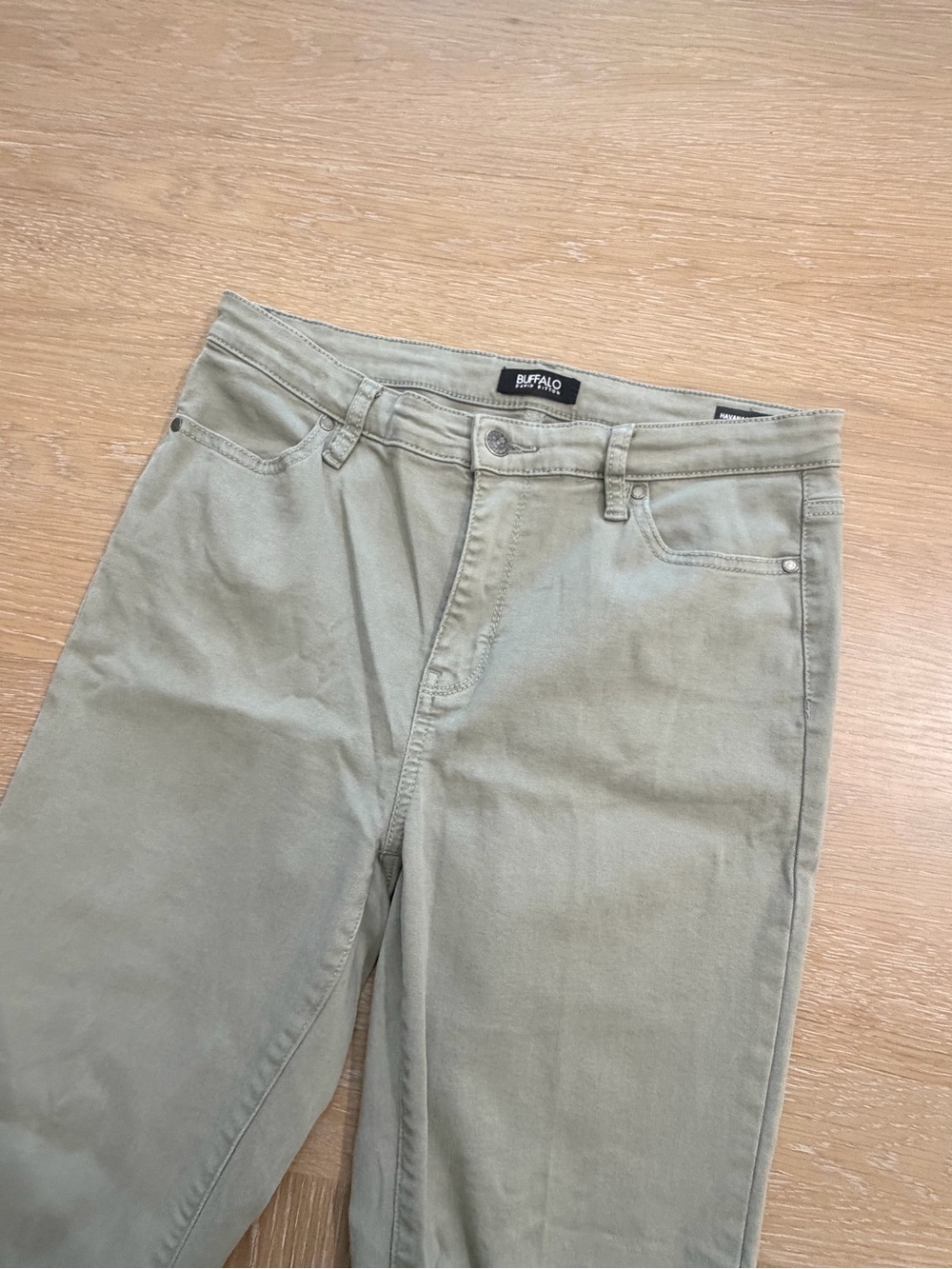 Buffalo David Bitton Havana High-Rise Ankle Skinny Jeans in Light Beige - Picture 3 of 7